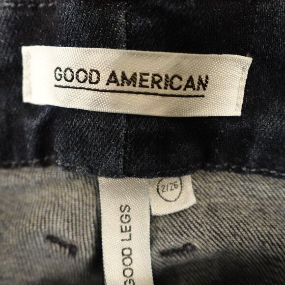 Good American Good Legs Skinny Jeans Women’s Size 2/26 Dark Wash Blue224 - Picture 4 of 11